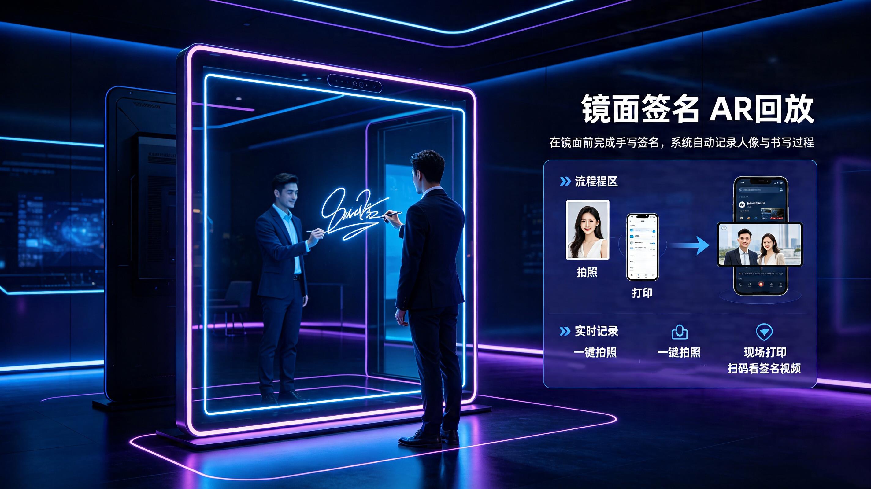 AR镜面签到软件